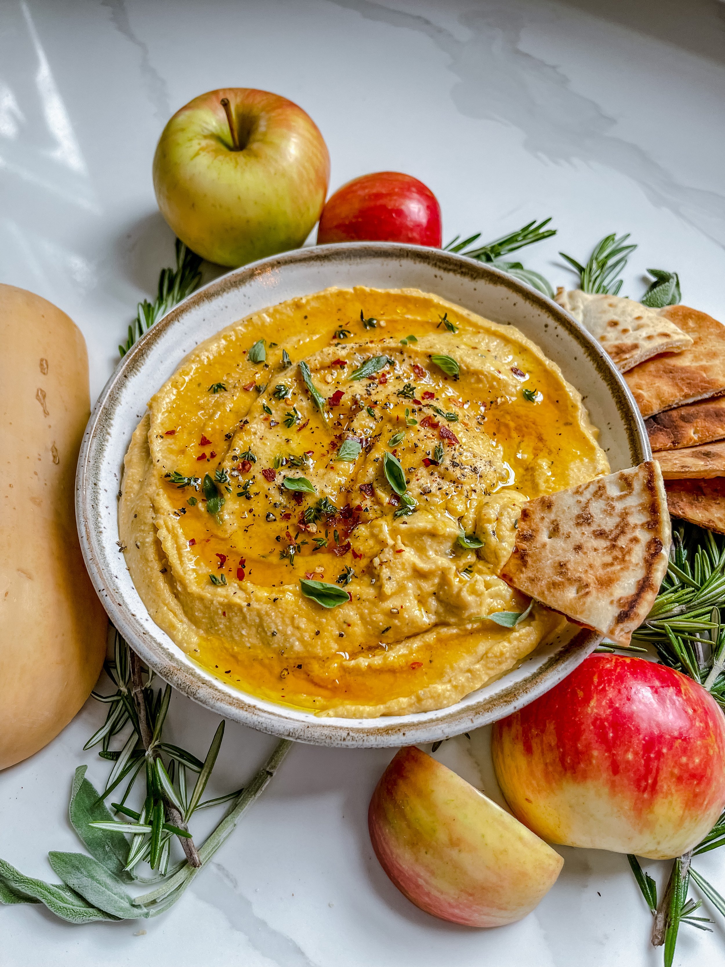 Butternut Squash Whipped Feta Dip